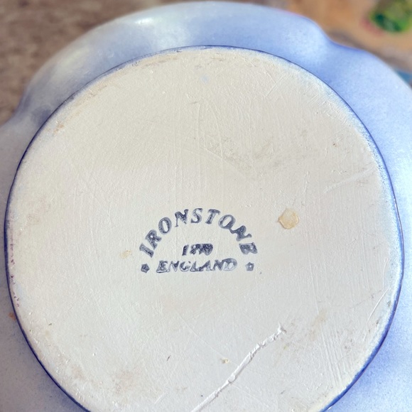 IRONSTONE POTTERY PITCHER early 1800’s - Picture 6 of 8